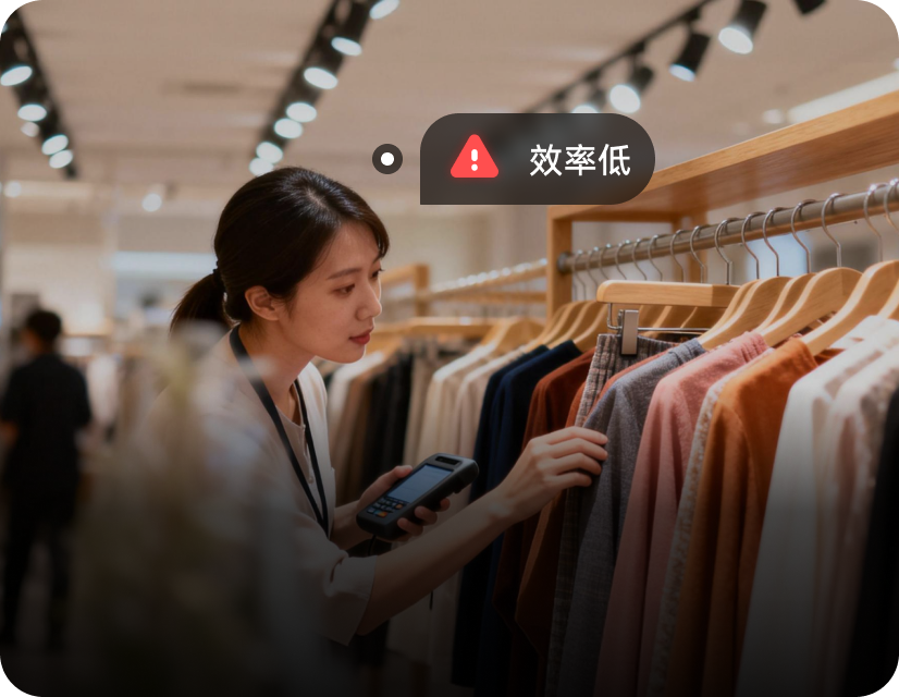 门店分散, 人工巡店效率低